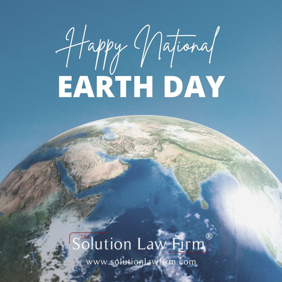 What will you do today to take care of our world? What do you do every day to take care of it? Happy National Earth Day!

#nationalearthday #earthday #earth #estateplanning #solutionlawfirm