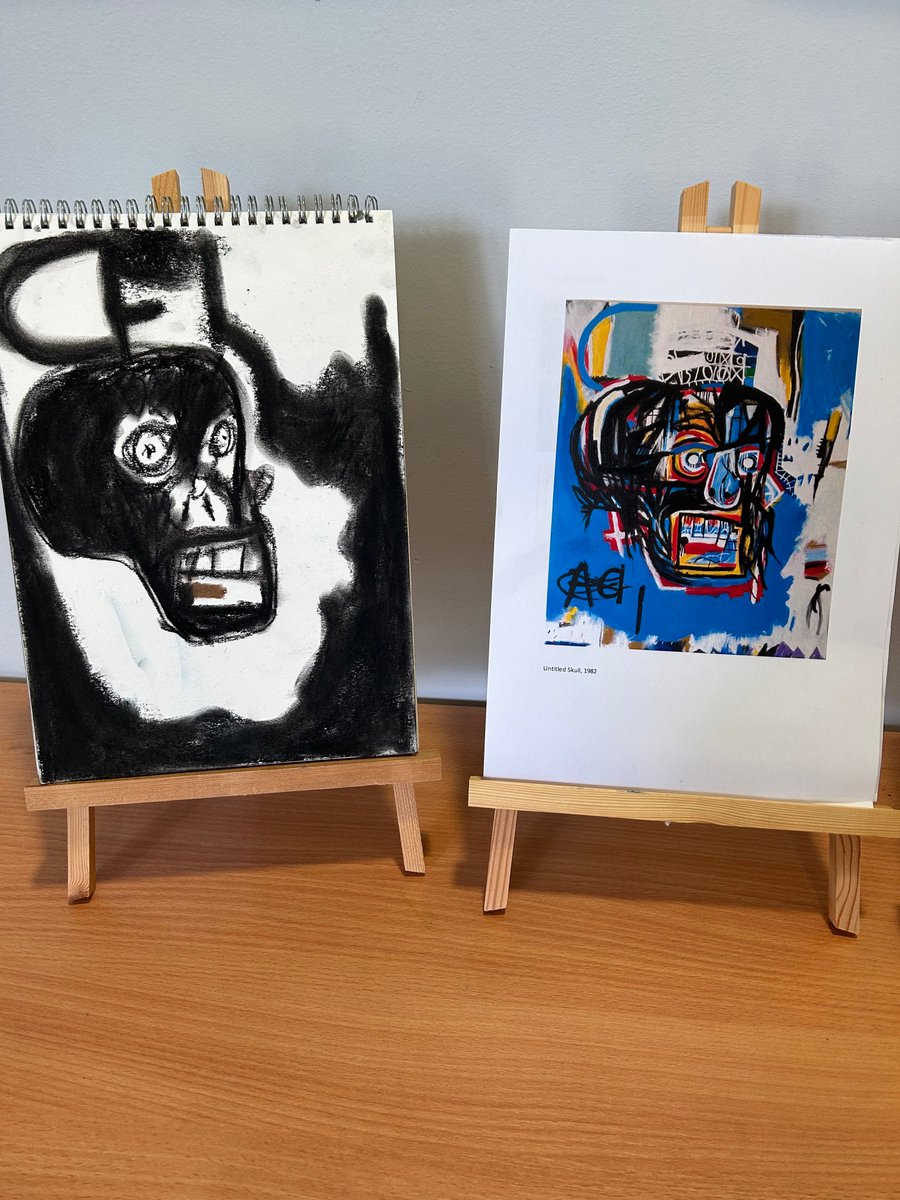 FarndonFieldsSc's tweet image. Our young artists in Year 6 students showcased their wonderful artwork inspired by Jean-Michel Basquiat! #Inspire #ArtisticInspiration @DiscoveryTrust #LimitlessLearning