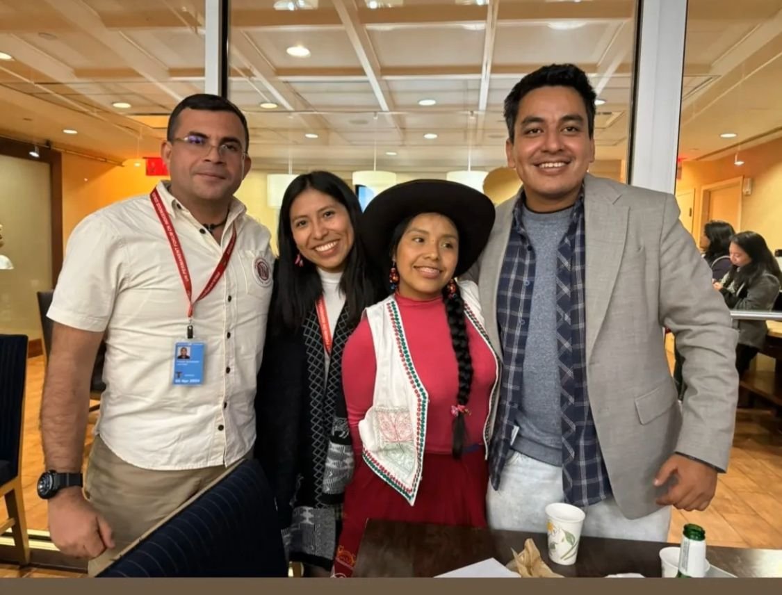 🌱 It's such a delight to witness how @DayanaBlancoQu2, the 2024 Wetland Restoration Steward and Isabel Gakgran, of the GLFx Zag Xokleng Chapter, are representing their #indigenous-led organizations at the 23rd #UNPFII Session! #ThinkLandscape @GlobalLF @CIFOR_ICRAF @Y4Nature