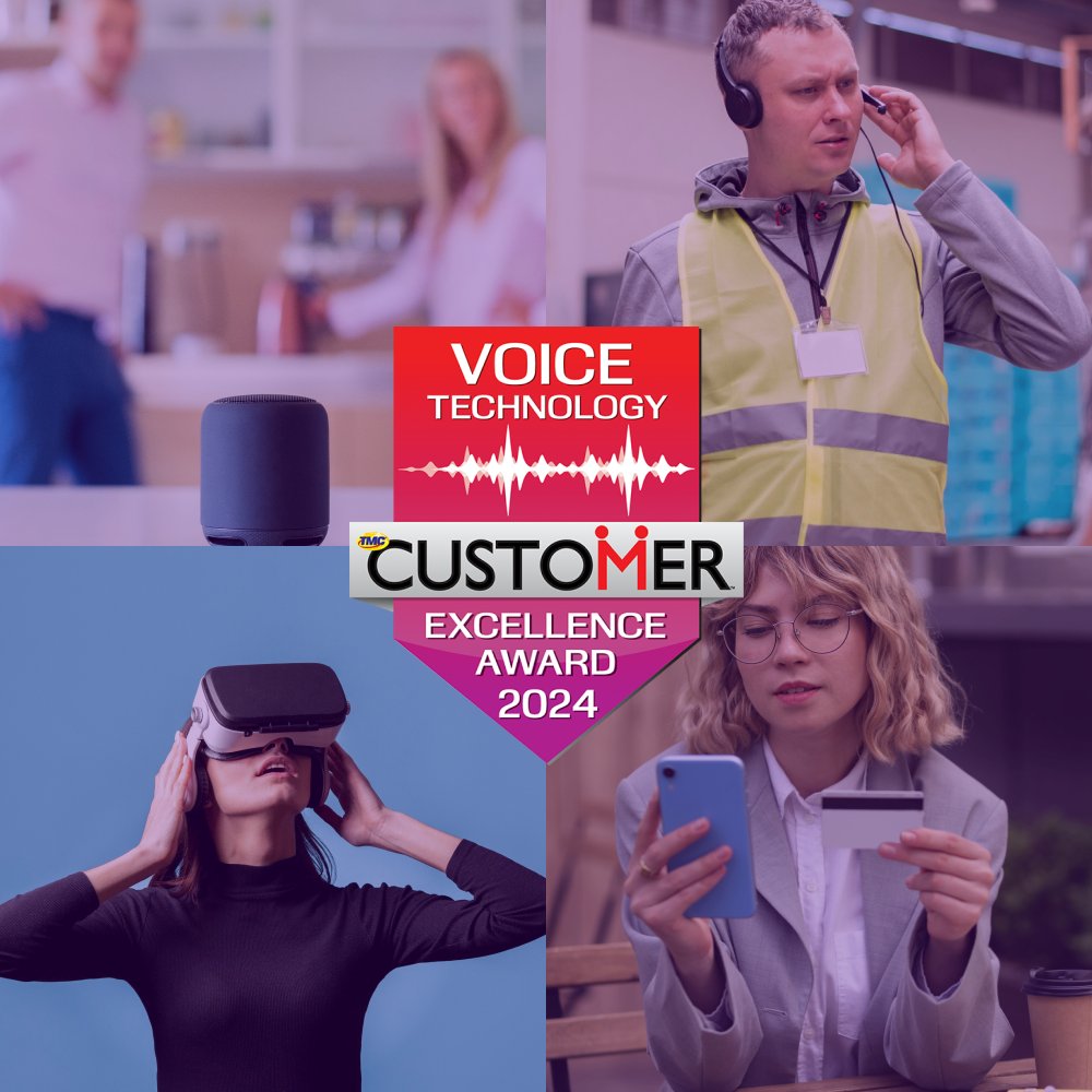 🏆 Thrilled to announce we've won the 2024 Voice Technology Excellence Award! This recognizes our leadership and innovation in voice tech. A big thank you to our team and community—your support fuels our success. What's next for voice tech? #award #VoiceTech #CustomerExcellence