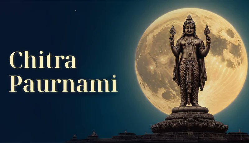 #ChitraPournami is a day dedicated to Chitragupta, a Hindu deity who is believed to record the good and bad deeds of individuals.

For many, it's a time to reflect on life's actions and seek forgiveness for sins