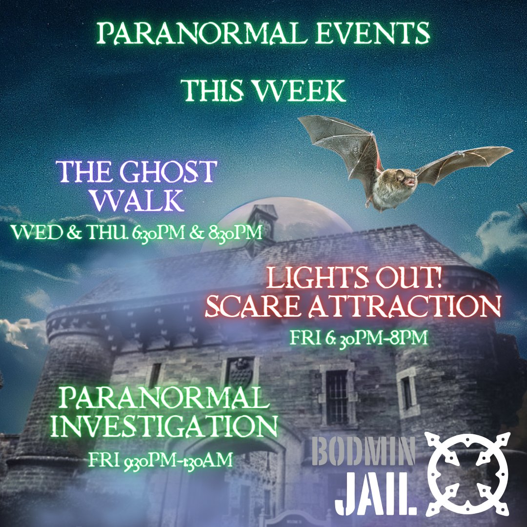 bodminjail.org/whats-on/paran… #paranormal #scareattraction #ukparanormal #ghosts #ghostwalk #haunted #paranormalinvestigation #fyp #bodminjail #visitcornwall