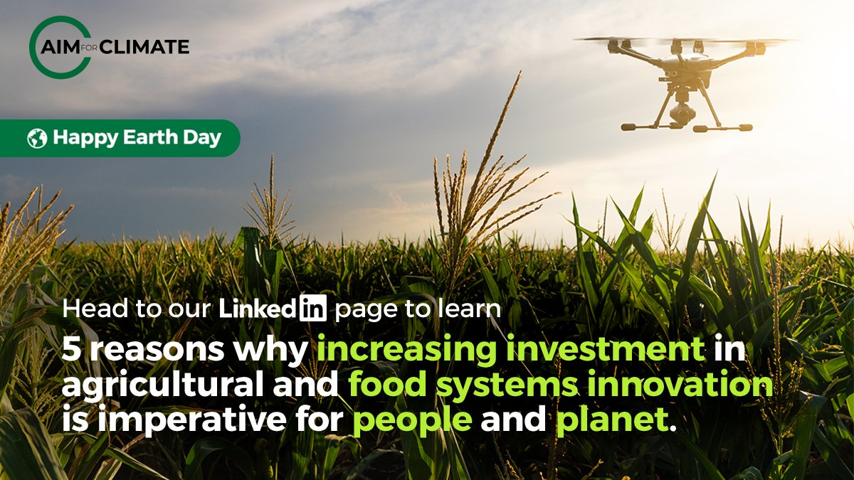 #EarthDay Highlight: Watch our video on LinkedIn to learn how boosting investments in agricultural and food systems innovation can enhance sustainability, empower communities, and support economic growth. 🚜🌍🌱 🔗 bit.ly/447w7DH #EarthDay #ClimateSmartAg