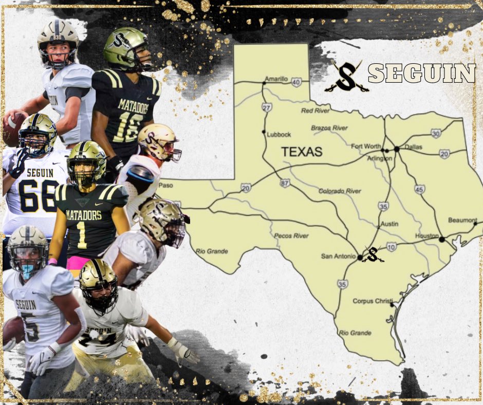 Coaches out on the road in Texas‼️ Don’t forget to stop by Seguin High School‼️ @Seguin_Football @DaileyCraig