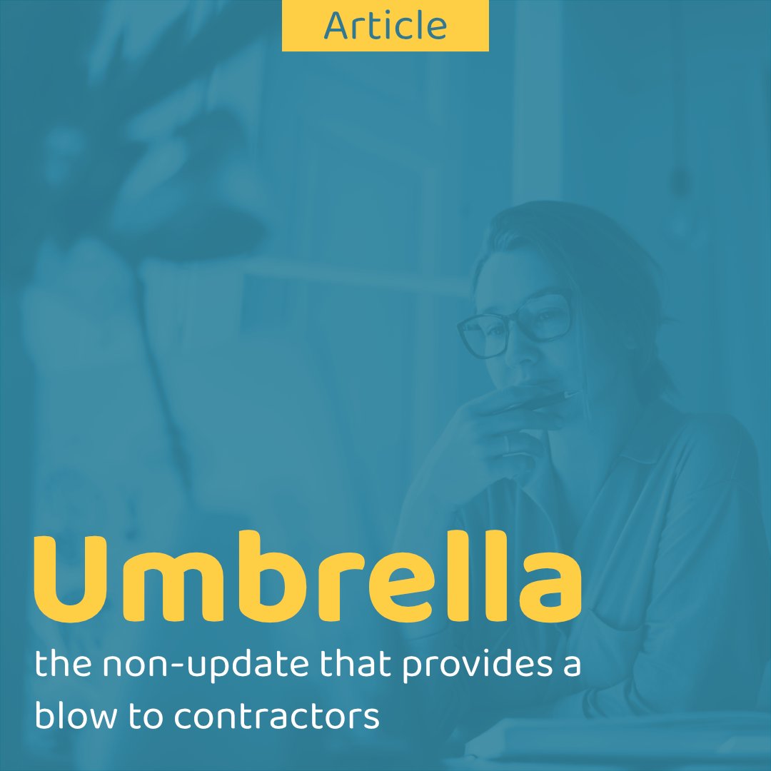 "Eight months have passed since the consultation closed in August 2023 and HMRC is no further forward"

Brookson's Matt Fryer has given his take on the recent Umbrella regulation update from the government in this article for <a href="/itcontracting/">ContractorUK</a> - read in full: t.ly/q15Jp