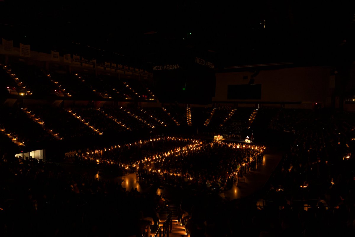 Last night at Aggie Campus Muster, thousands gathered in Reed Arena to celebrate the Aggie Spirit and to honor those we lost in the past year. Here.