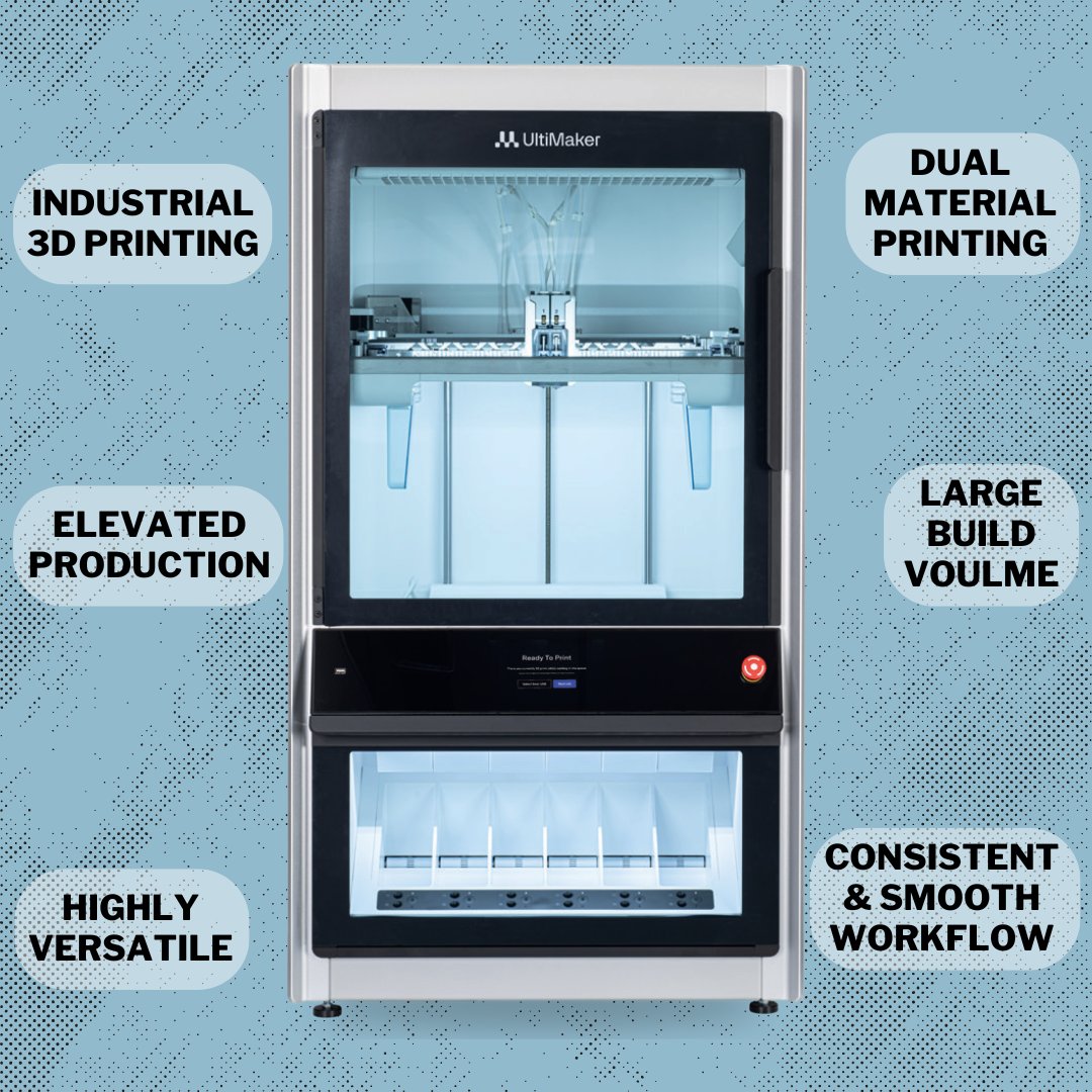 MatterHackers's tweet photo. Introducing #UltiMaker #Factor4: Precision reimagined. Dual-material capability, extensive material compatibility, and a seamless workflow. Elevate your #3DPrinting experience.
https://t.co/CgIW68LnFP
#MatterHackers https://t.co/bY9i2UOFfN