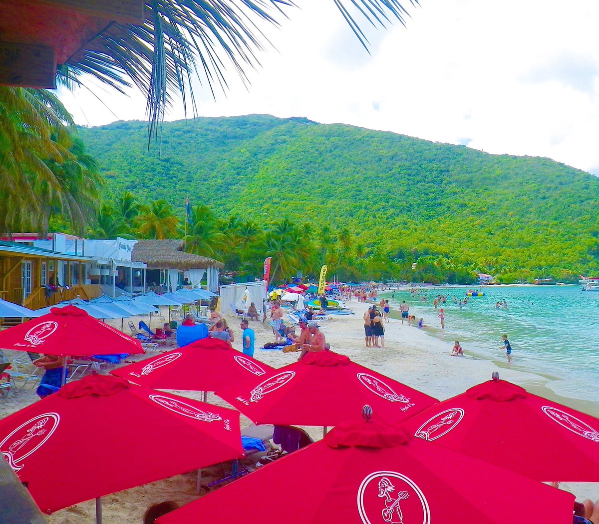 #AlphabetChallenge #WeekQ Quito’s Gazebo is a fabulous beach bar and part of the Quito Luxury Inn on Cane Garden Bay on #Tortola #BritishVirginIslands @QuitosCGB