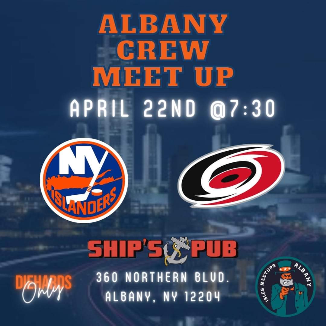 Join us tonight at The Ships Pub to cheer on our team. <a href="/IslesMeetups/">Isles Meetups</a> <a href="/NYIslanders/">New York Islanders</a>