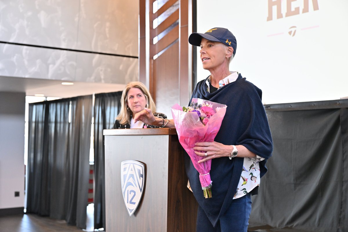 This year's Women's #Pac12Golf Championships are dedicated to longtime @CalWGolf HC Nancy McDaniel in honor of her retirement & brave battle against breast cancer, and in continuation of the PlayforHer campaign. To take part in the pledge: pac12.me/PlayforHer24