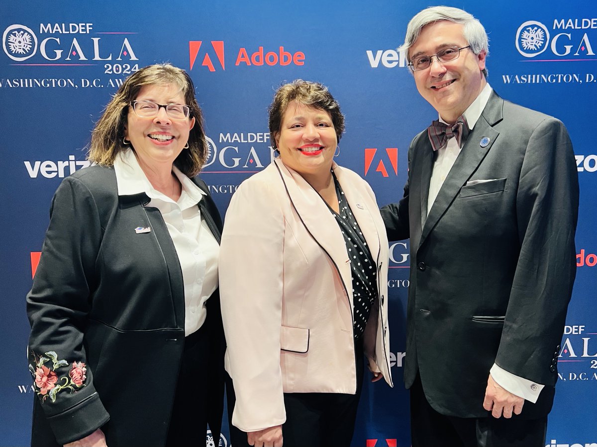 ICYMI - @EdExcelencia's Co-founder & CEO @ds_excelencia was recognized w/the @MALDEF Excellence in Community Service Award for her notable efforts to accelerate #LatinoStudentSuccess in #HigherEd. Pictured w/Excelencia's President Sarita Brown & MALDEF's President @ThomasASaenz.