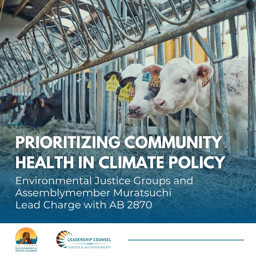 California’s #LCFS incentivizes factory farm gas production, perpetuating systemic inequities by prioritizing profit over the well-being of communities. It's time to end state subsidies for polluting dairy methane farms. Pass #AB2870.

Read more 👇🏽
latimes.com/environment/st…