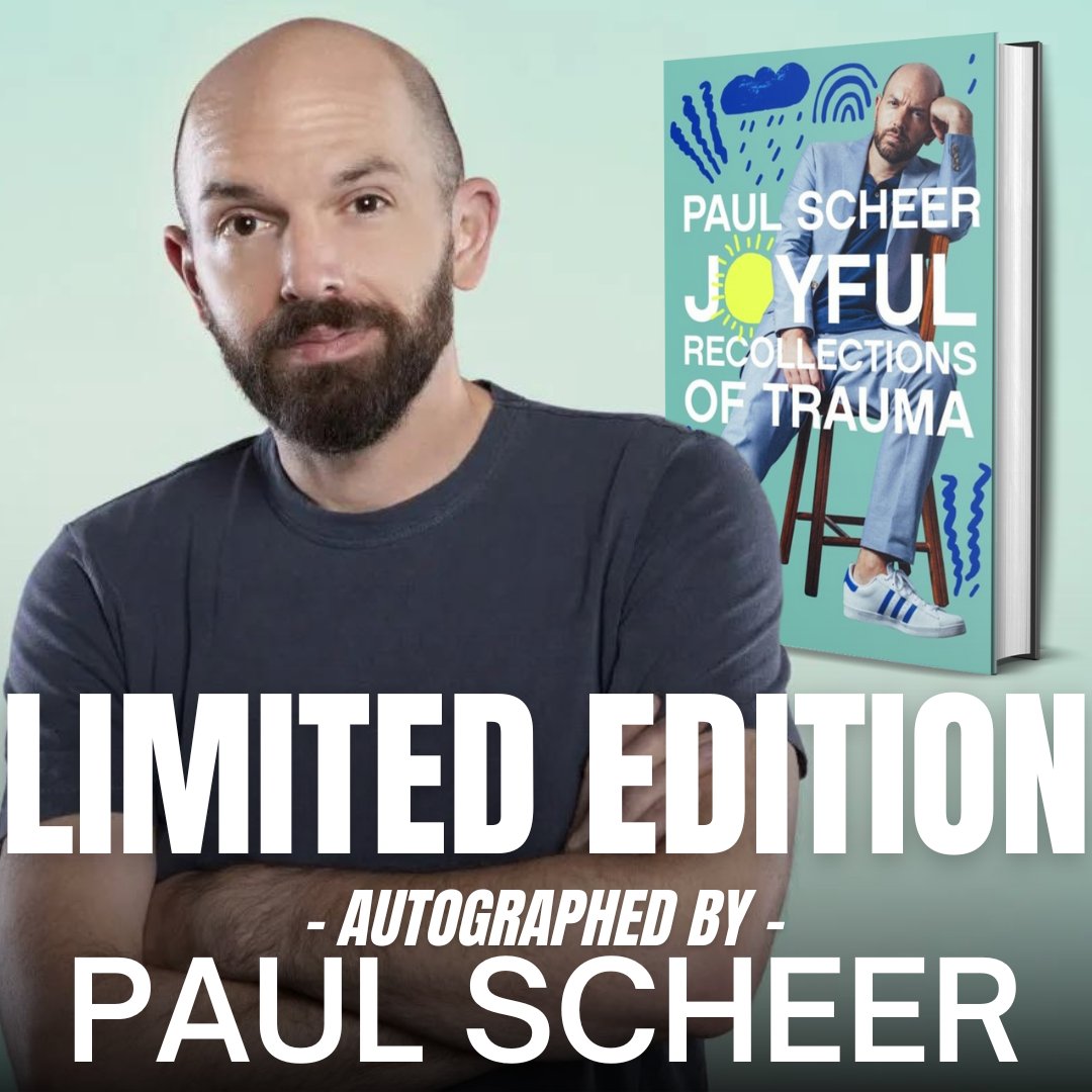 From award-winning actor and comedian Paul Scheer, 'Joyful Recollections of Trauma' is a candid and hilarious memoir on coming to terms with childhood trauma and finding the joy in embracing your true self. Get yours: premierecollectibles.com/paulscheer #paulscheer #signedcopy #livesigning