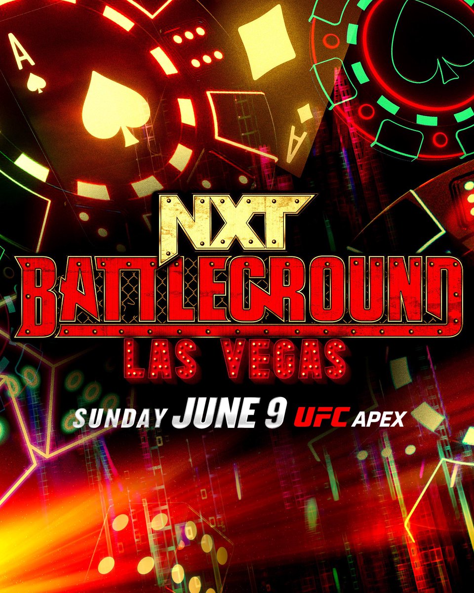 Another new frontier for #WWENXT Excited to join forces with @ufc & @danawhite to bring #NXTBattleground to the UFC Apex in Las Vegas for its first-ever @WWE event on Sunday, June 9.