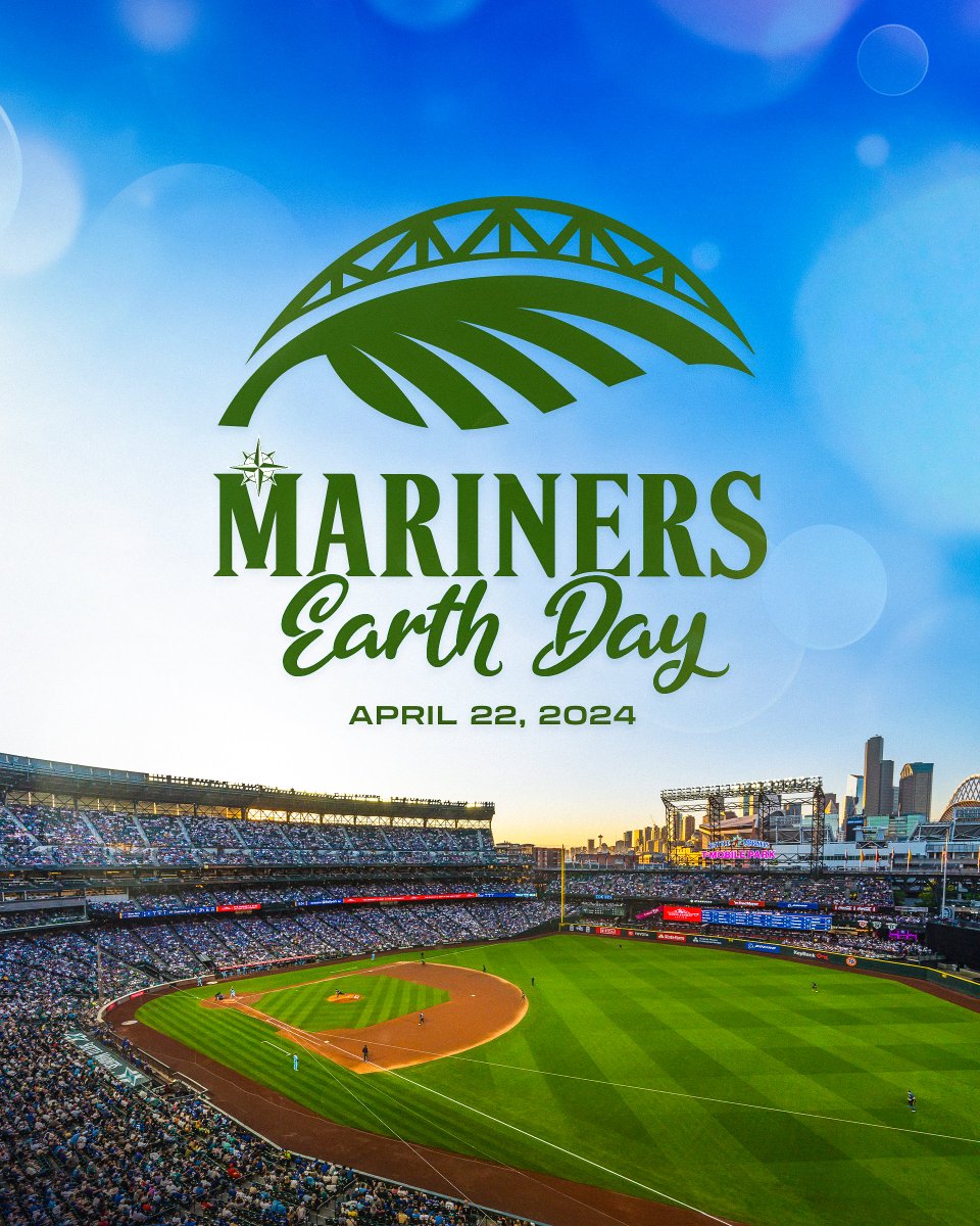 Happy #EarthDay! We’re proud that our home, @TMobilePark, is among baseball’s best at prioritizing sustainable ballpark operations 🌎