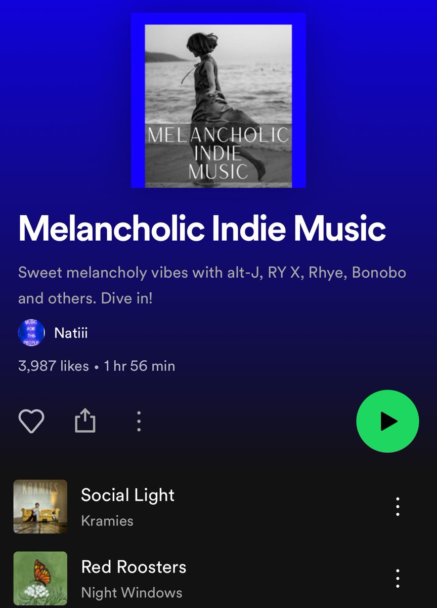 kramies's tweet photo. Thank you Spotify part 4 @Spotify #spotify #kramies #spotifyplaylist https://t.co/IHbvggi2TM
