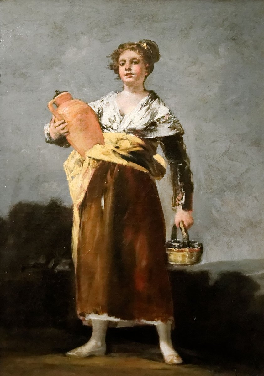 'La aguadora' del pintor Francisco de Goya.