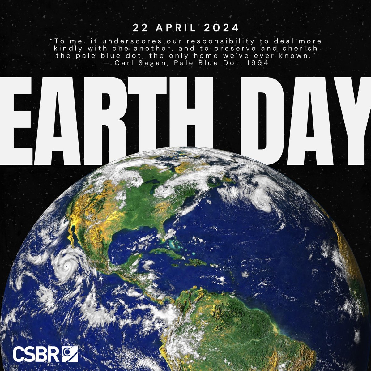 Happy Earth Day, 2024! 

#EarthDay #Space #Aerospace #CarlSagan #Earth #PaleBlueDot