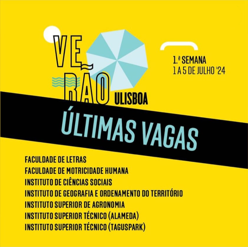 O Verão na ULisboa proporciona aos jovens a oportunidade de conhecerem e experimentarem o ritmo e o espírito da vida académica. No ICS-ULisboa encontrarás um plano completo de atividades ligado às ciências sociais. verao.ulisboa.pt