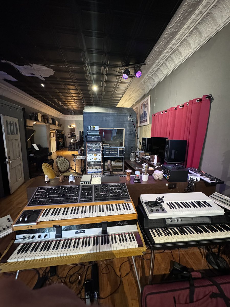 Had a rad time recording with <a href="/MikeMcKeeDrums/">Mike McKee</a> yesterday. We put down some rhythm tracks for our BTD fam 🚪🗝️