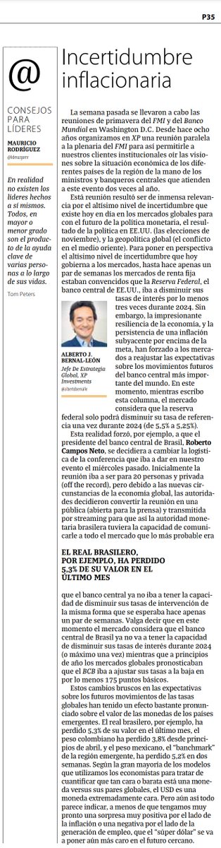 @AlbertoBernalLe @larepublica_co @liderazgomr @xpinvestimentos @xp_securities @CongresoEco @JSiabaSerrate @Miguel_Boggiano @luissecco Gracias dr @AlbertoBernalLe al compartirnos sus acertadas líneas a través de @larepublica_co 
larepublica.co/analisis/alber… . CC: @CGurisattiNTN24 @RafaNietoLoaiza @PalomaValenciaL @MariaFdaCabal @MiguelUribeT @jrestrp @PaolaHolguin @carlosmeiselv @AForeroM @lcvelez @VickyDavilaH