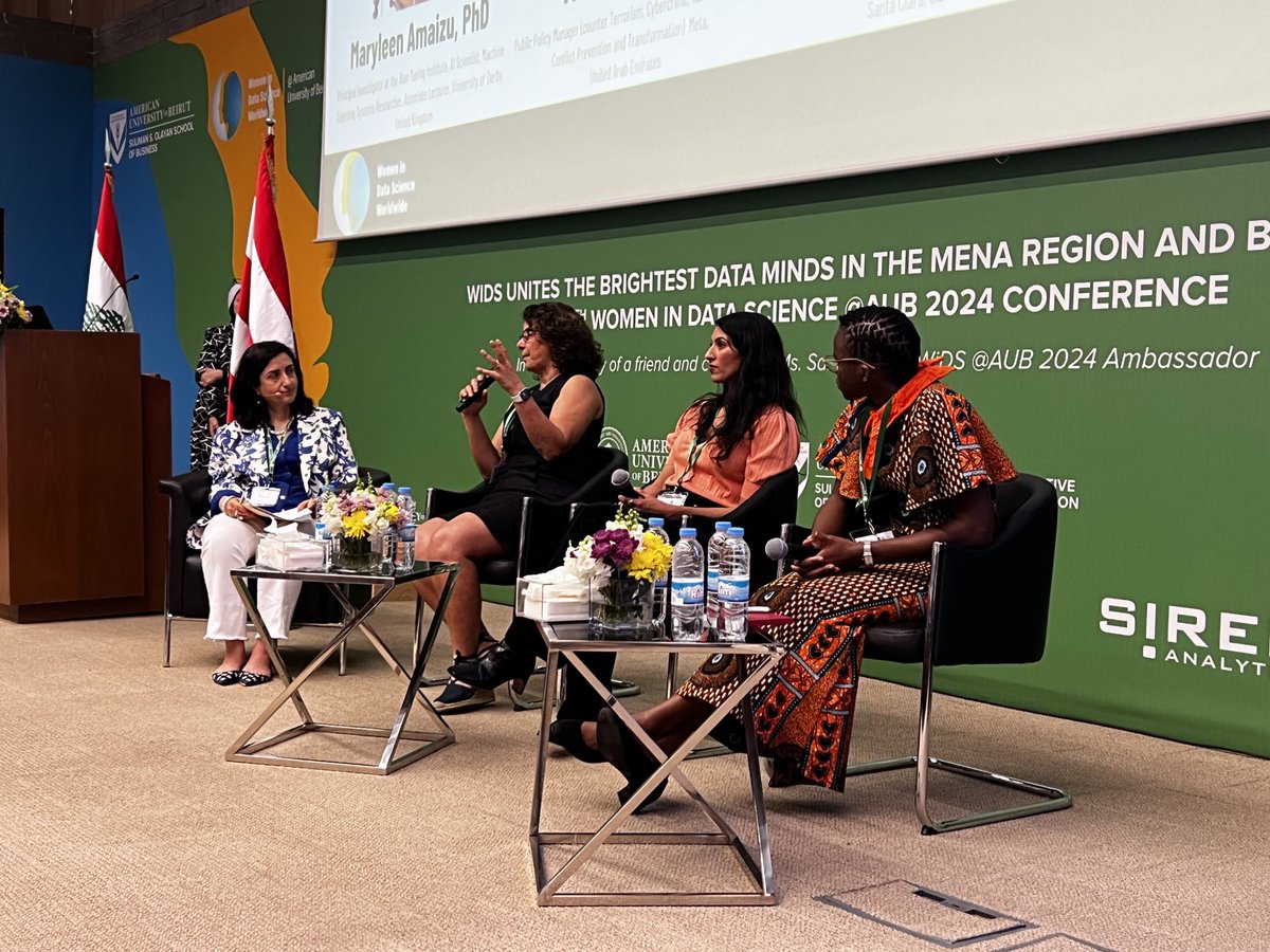 Ghada El-Hajj Fuleihan (@ghadaelhajj2) on Twitter photo Panel on Generative AI@ 8th Edition of Women in Data Science at AUB. “David or Goliath” it is here to stay, embrace it, understand it augment it.<a href="/AUB_Lebanon/">American University of Beirut</a> <a href="/AUBMC_Official/">American University of Beirut Medical Center</a> <a href="/lama_moussawi/">Lama Moussawi</a> <a href="/AwadMariette/">Dr. Mariette Awad</a> Panel on Generative AI@ 8th Edition of Women in Data Science at AUB. “David or Goliath” it is here to stay, embrace it, understand it augment it.<a href="/AUB_Lebanon/">American University of Beirut</a> <a href="/AUBMC_Official/">American University of Beirut Medical Center</a> <a href="/lama_moussawi/">Lama Moussawi</a> <a href="/AwadMariette/">Dr. Mariette Awad</a>