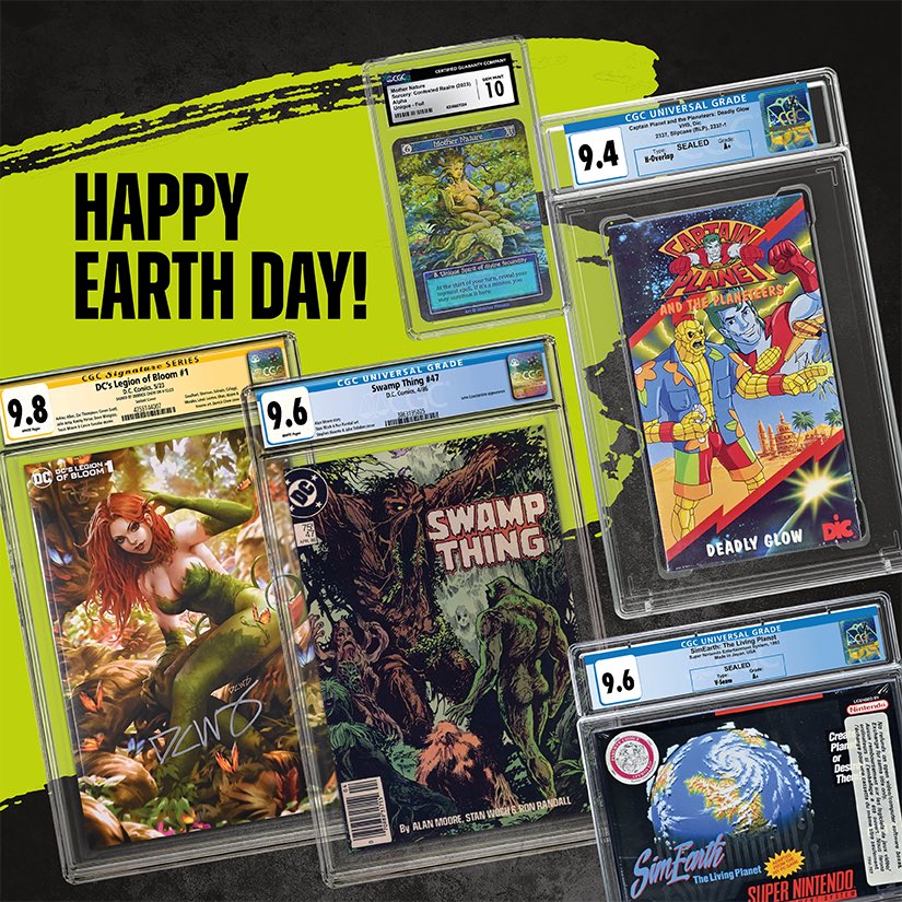 Celebrate #EarthDay 🌎 by sprouting some flowering 🌼 deals! Fans can plant submissions with a free account but we recommend you dig 🌱 into our other options as they're budding with extra discounts! For all your gardening...we mean grading needs, visit cgc.click/5eu 🌳