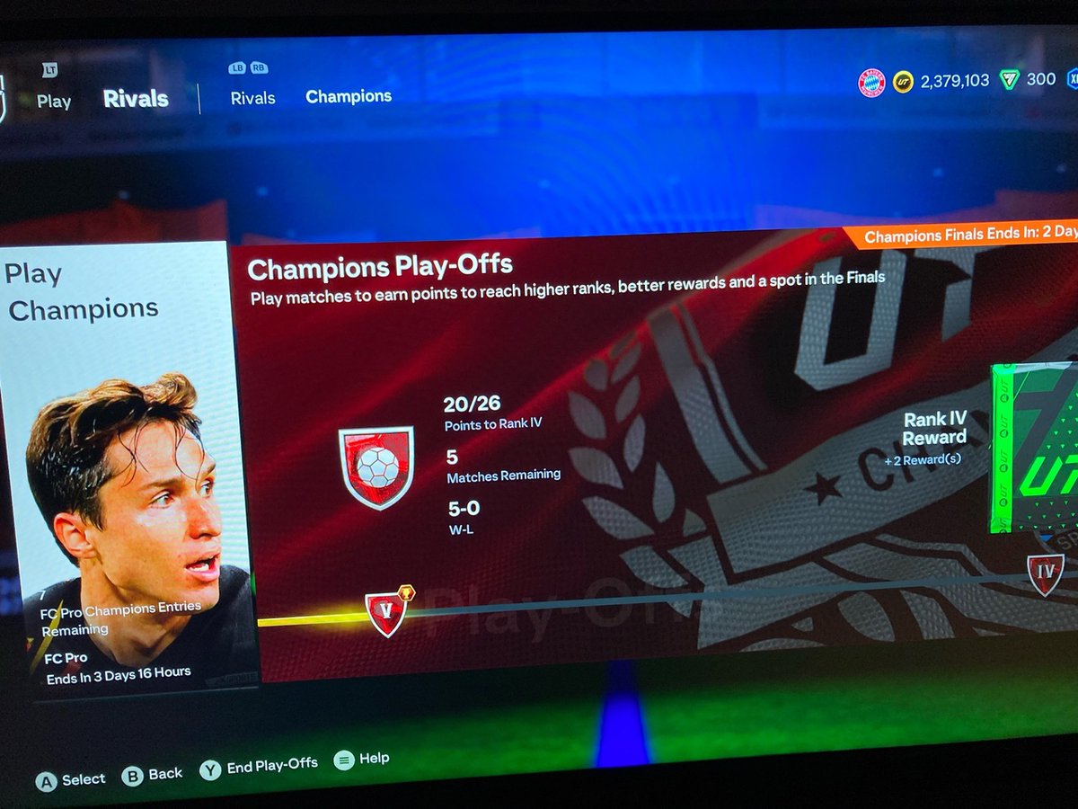 EdinsonBoost's tweet photo. Combo Play-off and Rank 1 🔥

#boost #futchamp #FIFA #service #rivals #Playoffs #evolutions #TOTS #weekendleague #TOTW https://t.co/Q9aPCWbOyW