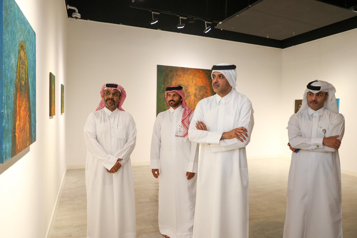 صور من افتتاح معرض 'حنين' للفنانة السعودية موضي مصلح، في #كتارا مبنى 18 قاعة رقم 2، والمستمر لغاية 1 مايو 2024 #قطر #كتارا_ملتقى_الثقافات #كتارا_وجهة_ثقافية_سياحية