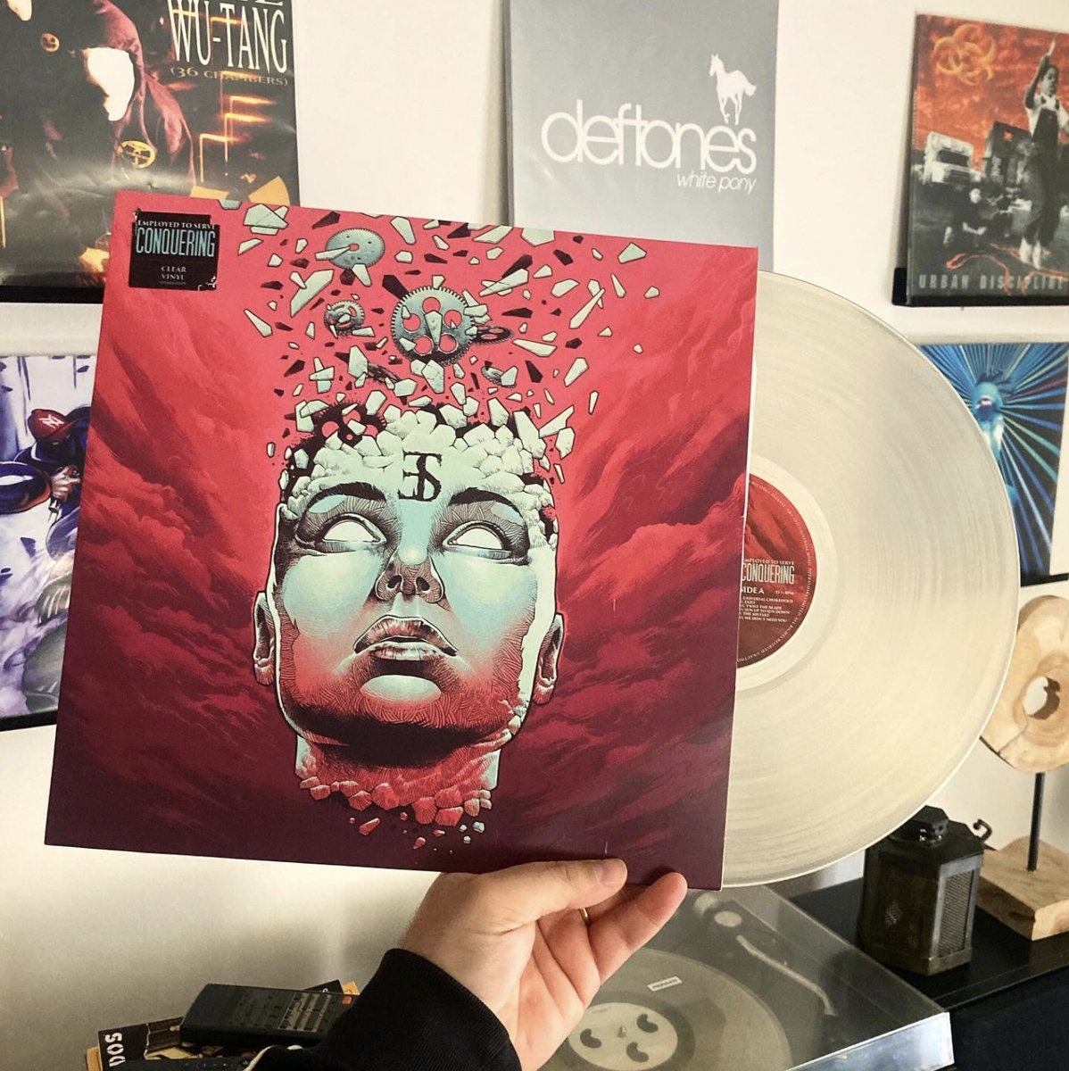 We love seeing your photos of our records! Vinyl and CDs of all of our albums are available here: employedtoserve.com Photo by: house_of_flies_music . . . #employedtoserve #metal #vinyl