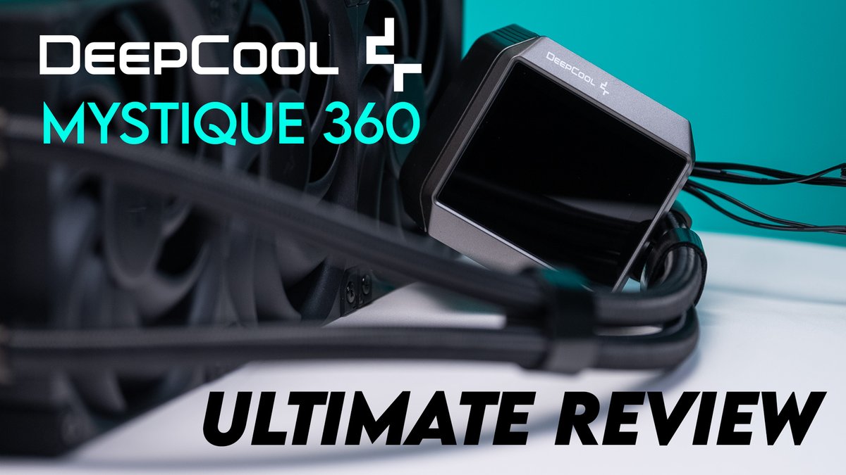 The @DeepCoolNA Mystique 360 is a heck of a deal for sub $200 dollars and having an LCD screen. How does it perform compared to other coolers? Does it get everything else right? Well find out in our full review! - youtu.be/_orgumYd4jQ