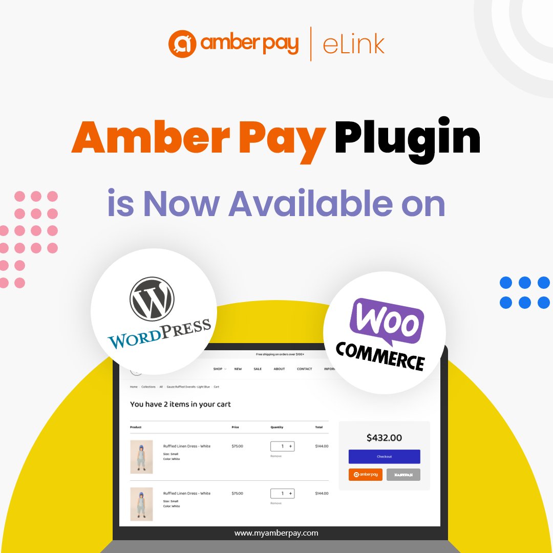 🚀 Great news for WordPress website owners! 🌟 Amber Pay is now launching a WooCommerce plugin that will transform how you accept digital payments and cards.