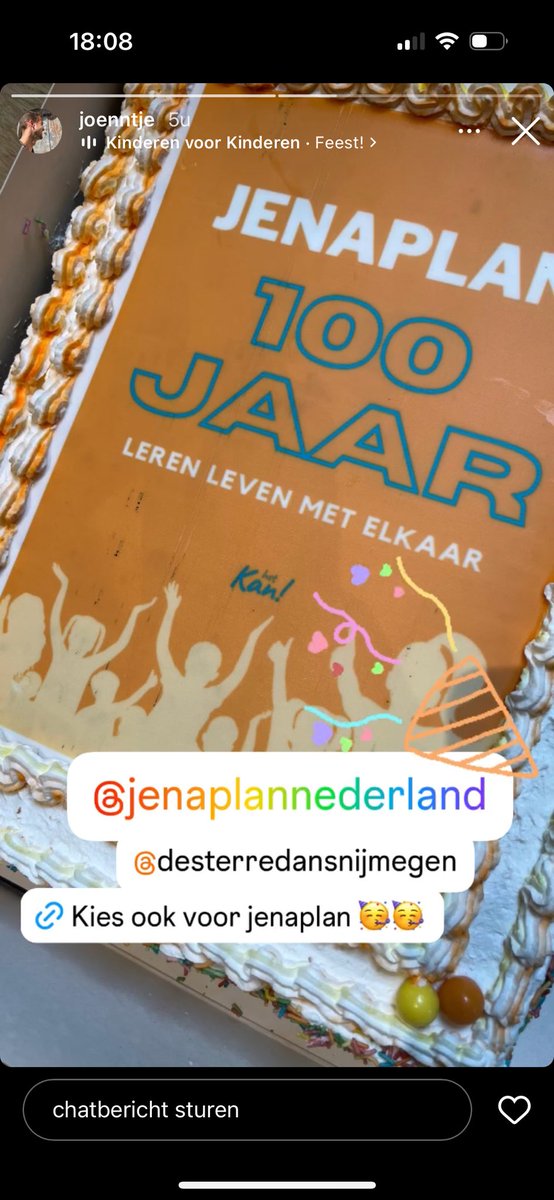 Jannekevdklas's tweet photo. 🎉 100 jaar Jenaplan 🎉 
Dat wordt gevierd @Sterredans 

@JenaplanNJPV @HetKanvhkind @jenaplan_nu 
#PeterPetersen #Jenaplan #samenvieren #samenleven https://t.co/rf9wPnLr1f