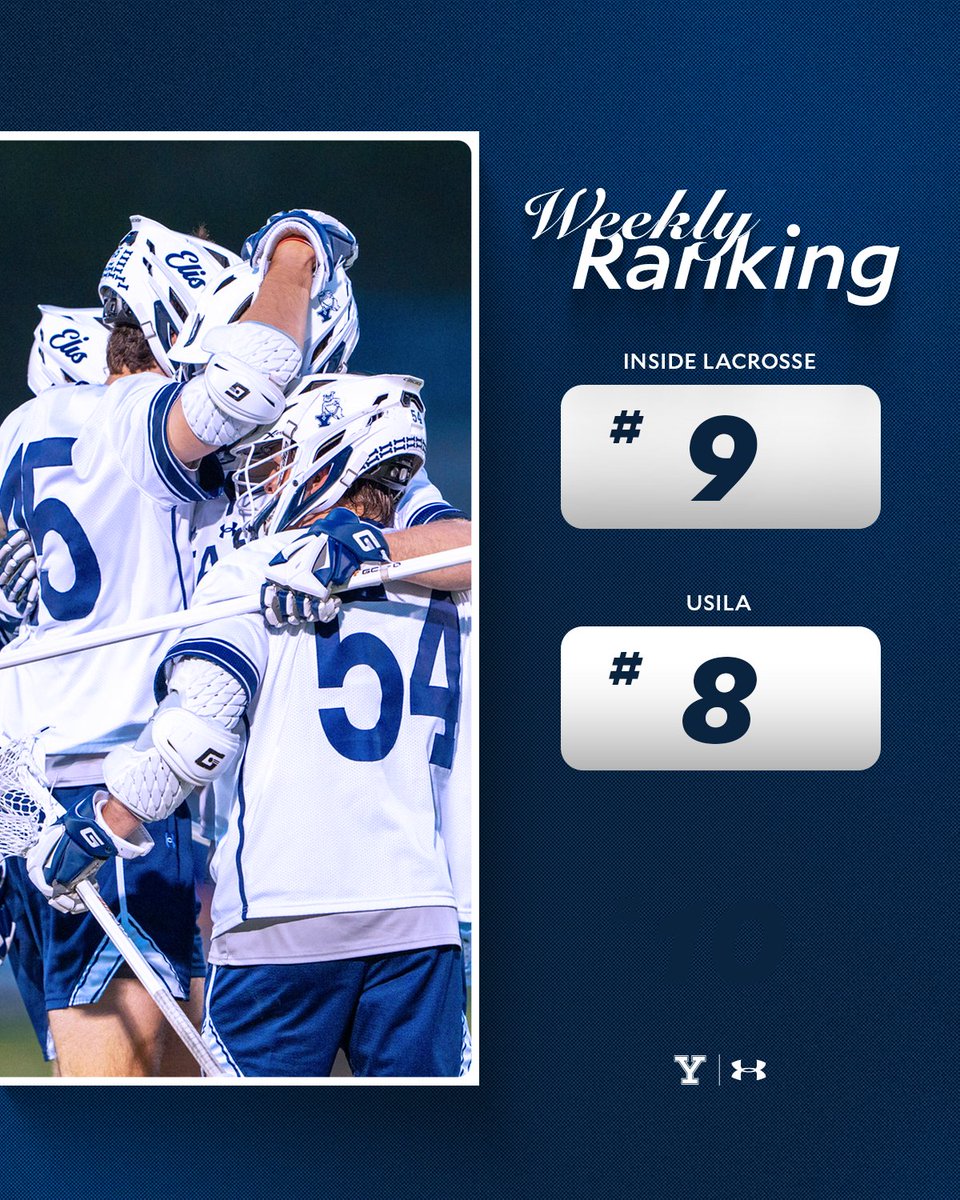 Another week in the national top 1⃣0⃣!

#ThisIsYale