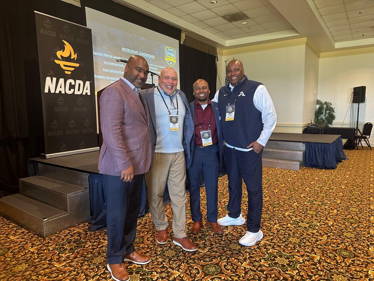 ADGuthrie444's tweet photo. Always great to spend time with @MACSports attending the @NACDA AD Spring Symposium @SeanTFrazier @RandaleRichmond @ADHendersonSr #SpringSymposium24 https://t.co/EJpJaytCGA