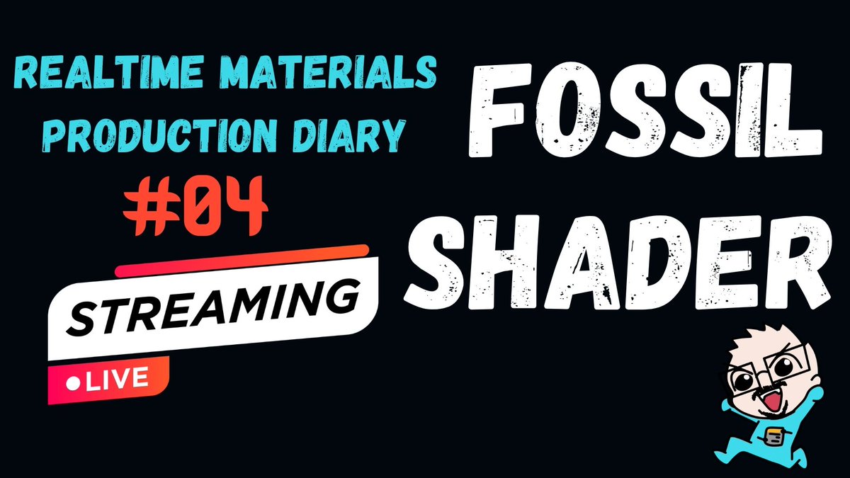 Hey guys I am streaming Procedural material creation for Realtime materials for blender by @Ducky3d on YouTube. I will be Working on a Fossil Material come join and hangout : ) youtube.com/live/pgZOgIpnl…