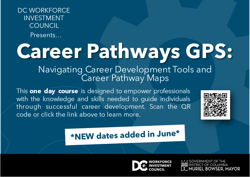 The first round of our Career Pathway GPS training has been a success! We have added *2 NEW DATES* in June. Scan the QR code below or click the link to register and learn more: bit.ly/4aSJHg9