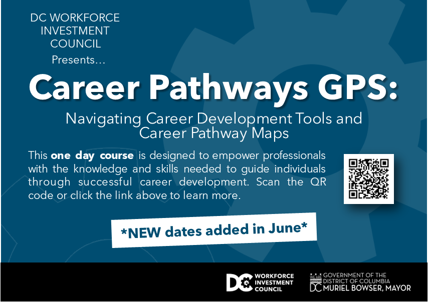 The first round of our Career Pathway GPS training has been a success!

We have added *2 NEW DATES* in June.

Scan the QR code below or click the link to register and learn more: bit.ly/4aSJHg9