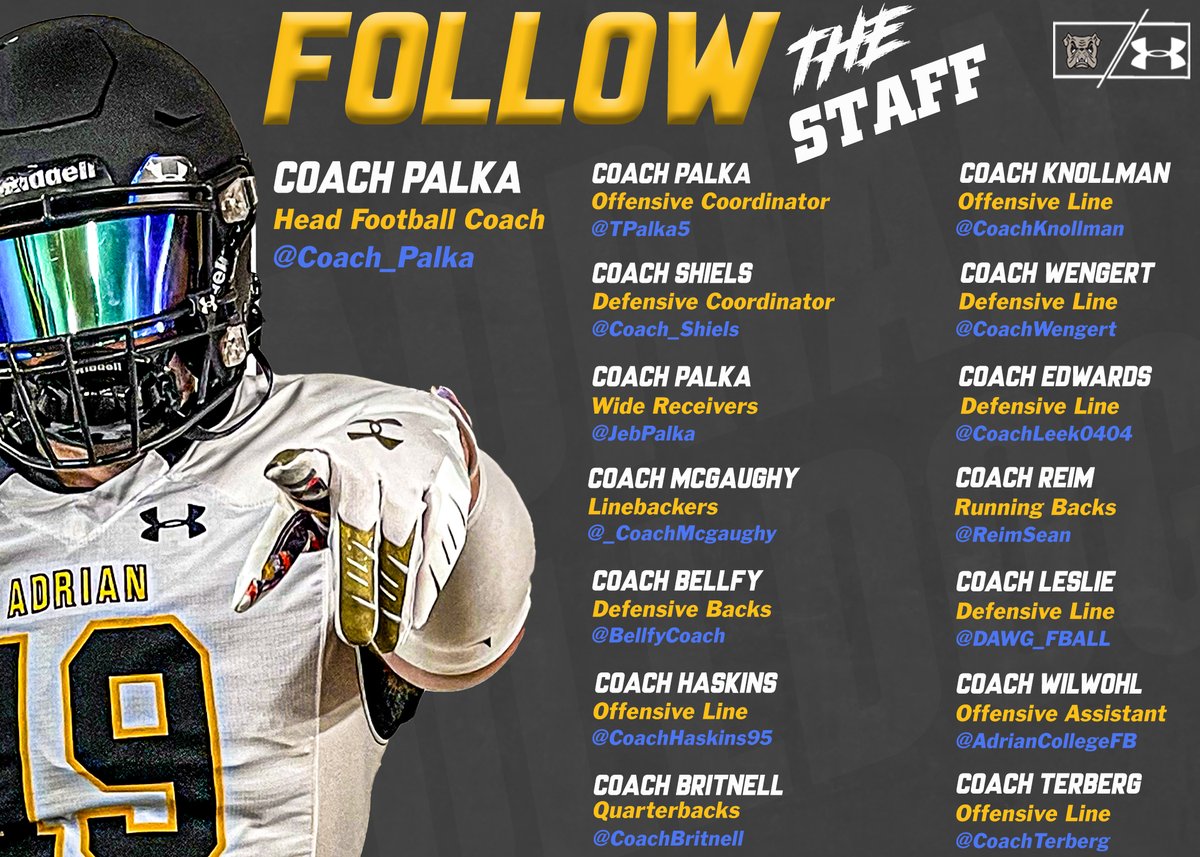 Spring Ball is over, but our staff is still hard at work! Make sure you give them a follow