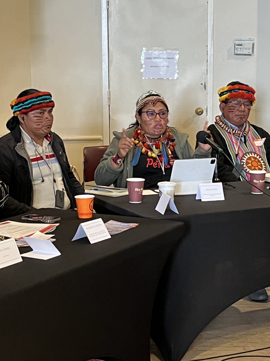 Powerful testimony from Peru, Canada and Texas about the destructive impact of @Citi's oil & gas funding on Indigenous communities