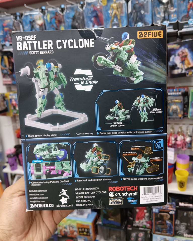 toysmanoficial's tweet photo. #STOCK
Fanático de #Robotech⁉️... tenemos en la #ToysmanCueva el Battler #Cyclone de #ScottBernard escala 1/28 original #Toynami #B2Five 

💰112.000 efectivo/transferencia 🏦
💰140.000 en 3 CUOTAS sin Interés https://t.co/HlziVBxPdG