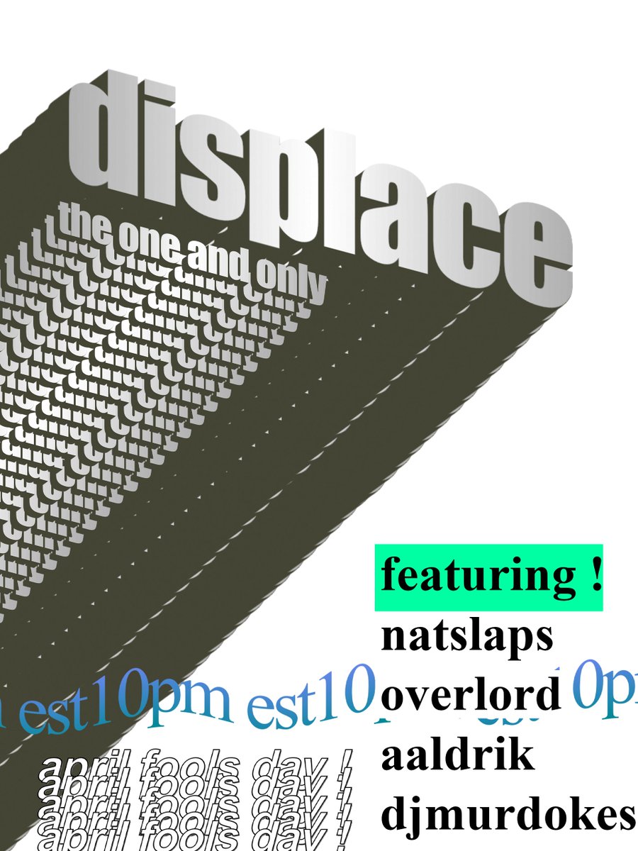 DJ_RED4CTED_'s tweet image. Can we talk rq about how these mf's at @DISPLACE_VR are making some of the HARDEST posters rn? Like DAMNNNN POP OFFFFFF FRRRRRRR!!!