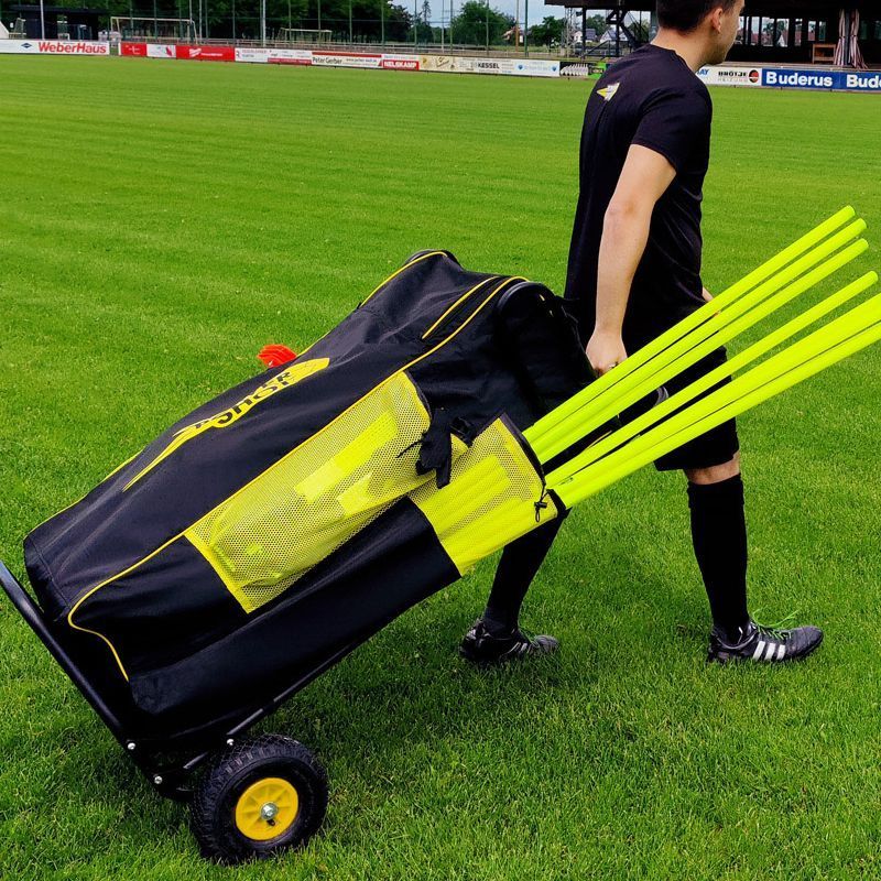 We've saved the best till last - The Powercart. Available in four colours with 160 litre capacity capable of holding 20 footballs, poles, bibs and markers - it really will make your life easier. buff.ly/44cnWpt #Powershot #NewProduct #GrassrootsFootball