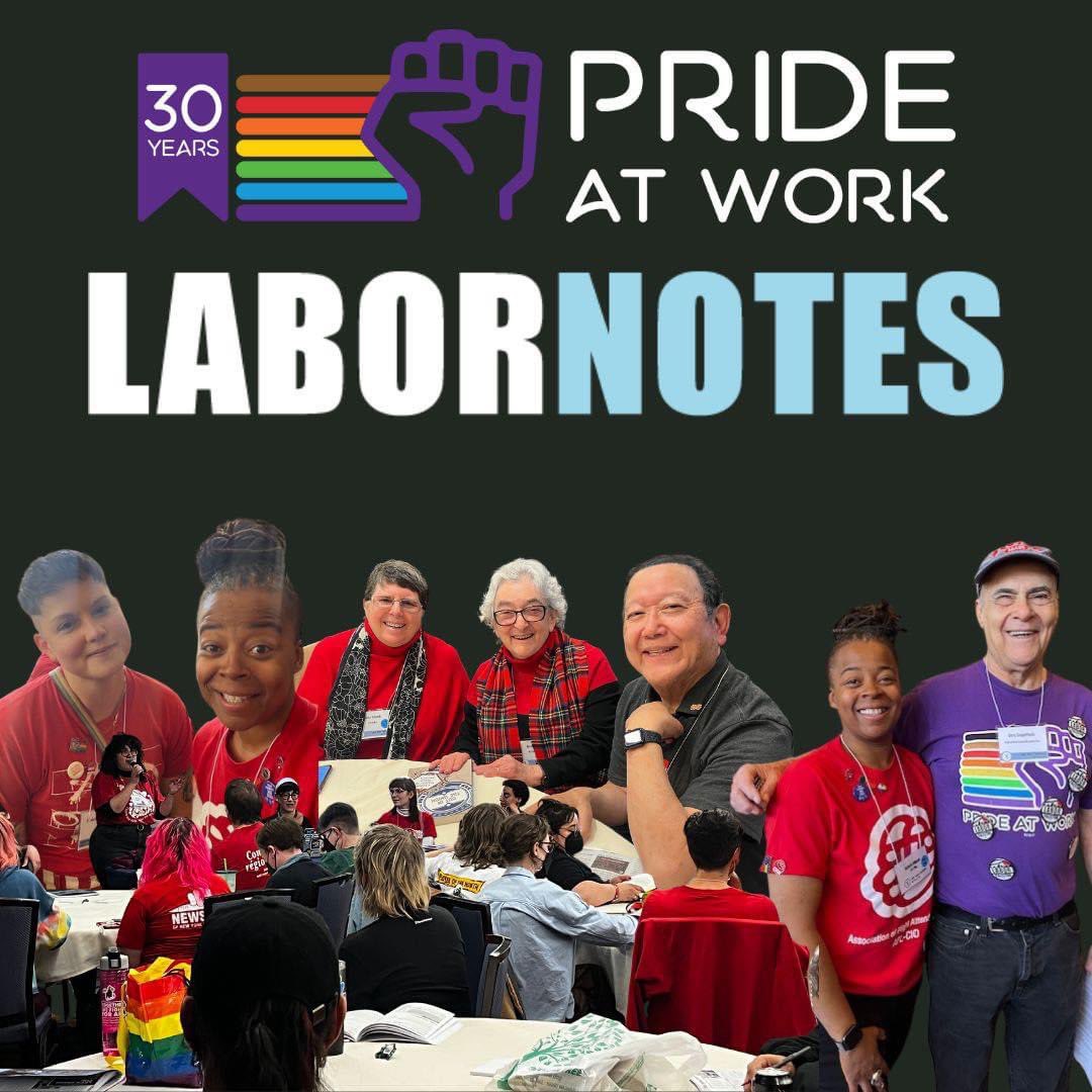 PrideatWork's tweet image. We had so much fun @labornotes! Being in a room full of so many organizers is empowering ✊ Solidarity forever ✊

What was your favorite part about Labor Notes? 

#labornotes #unionyes #solidarity