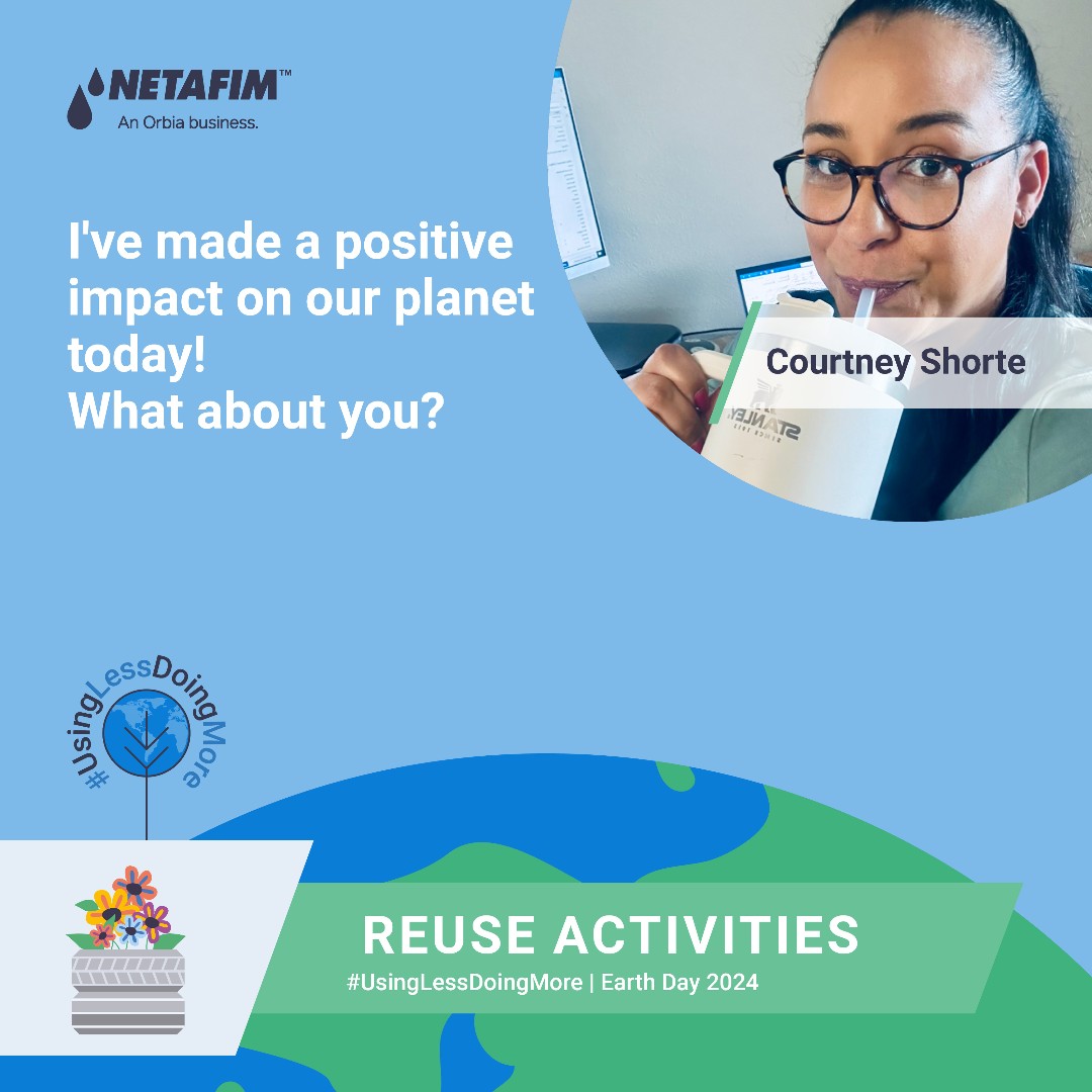 NetafimUSA's tweet image. We 're incredibly proud of our team's efforts in #UsingLess  to reduce our carbon footprint. Together, we're committed to creating a sustainable future for all. Here's a glimpse of our team in action, truly embodying #UsingLessDoingMore this Earth Day.

Happy Earth Day! 🌎