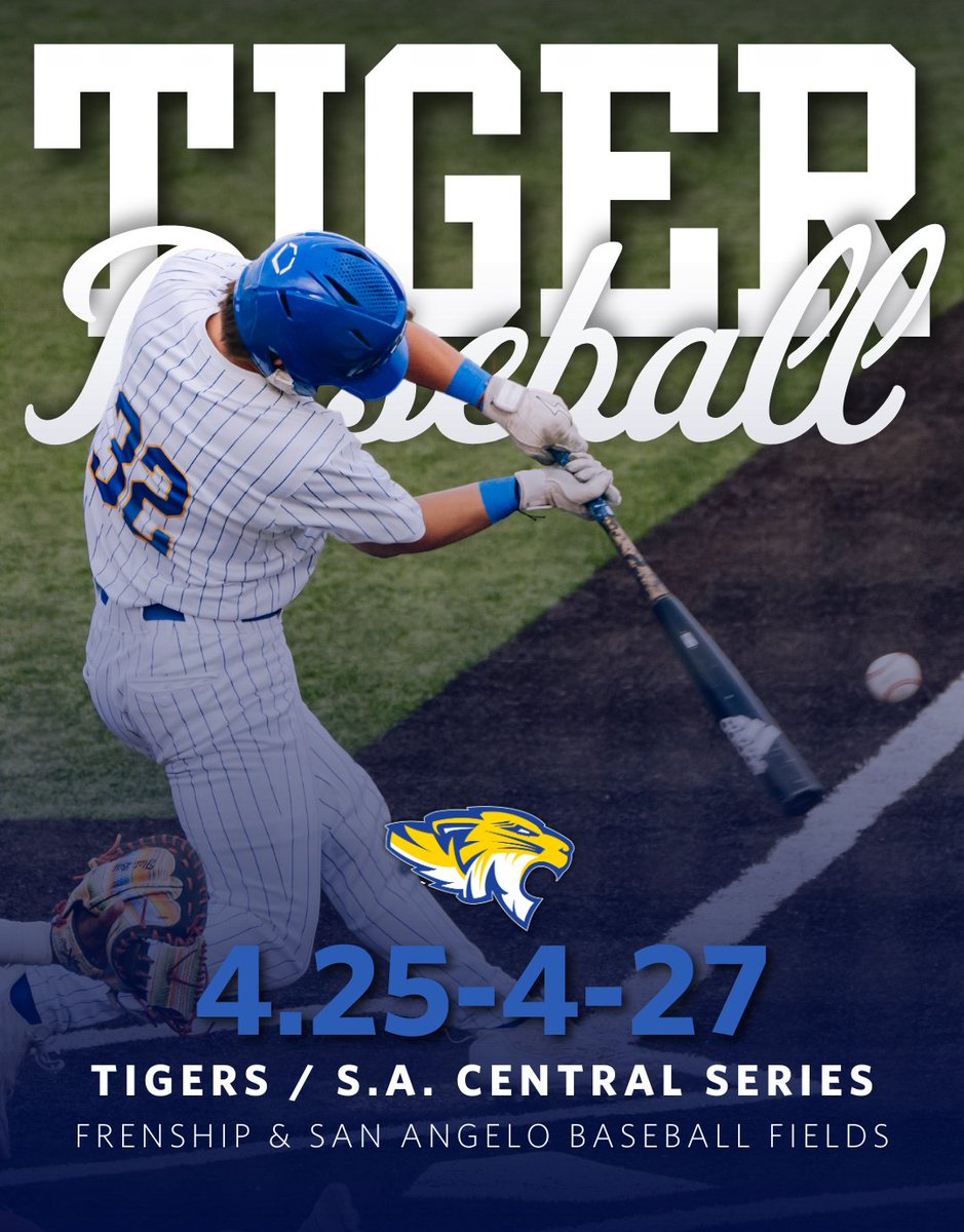 Our Frenship Tiger Baseball Team is playing in the San Angelo Central Series!⚾ Games begin today and wrap up on Saturday, April 27. Check out the schedule below ⬇️ Thurs @ Frenship 6:00 p.m. Fri @ San Angelo 6:00 p.m. Sat @ Frenship 2:00 p.m. 📸Photo by: Camden Reese