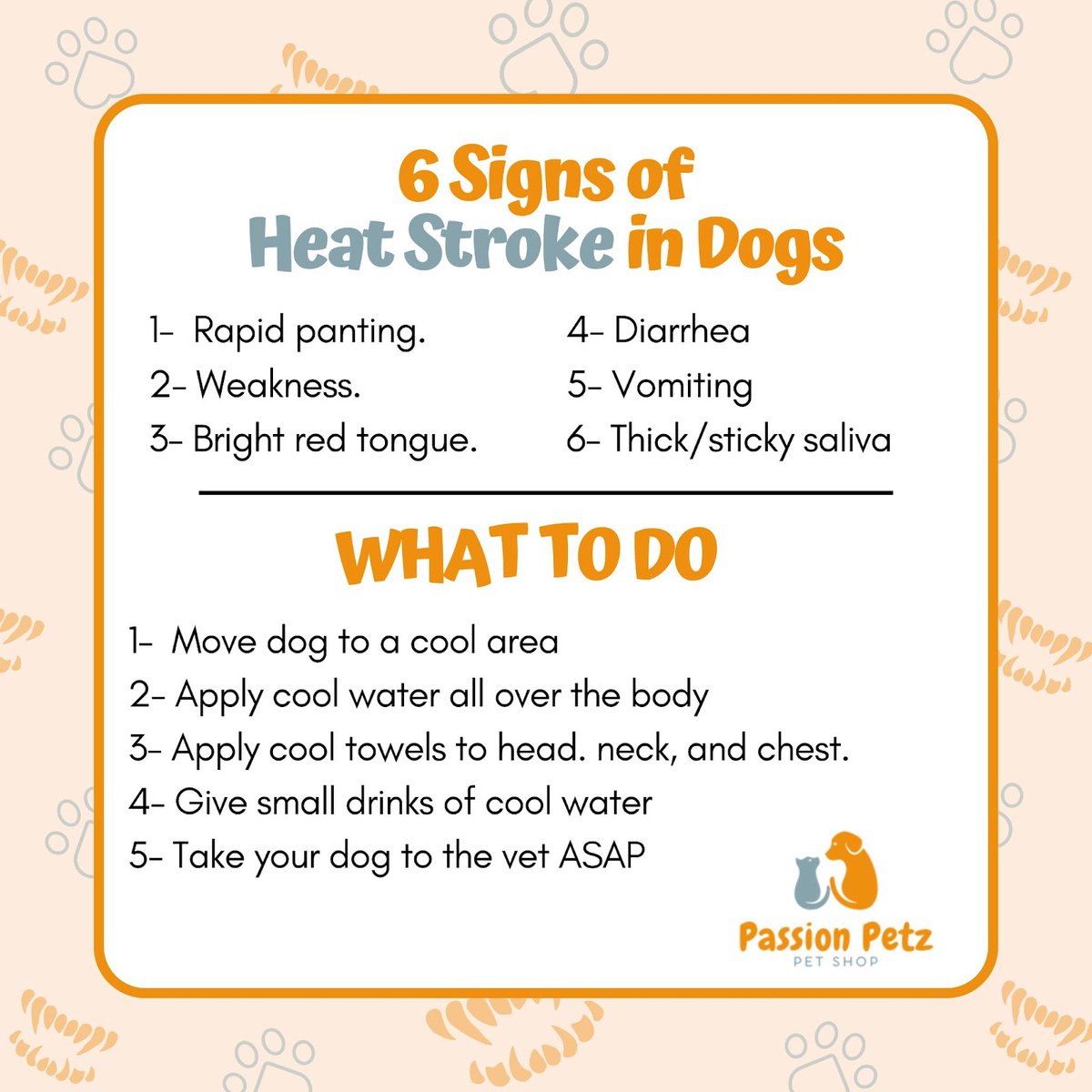 Crucial information! Pet owners must be aware of heatstroke's dangers, especially during a heatwave.
.
Visit us now at! passionpetz.com 
.
#PetSafety #HeatstrokeAwareness #SummerSafety #PetHealth #HeatwavePrevention #PetWellness #StayCoolPets #PetCareTips