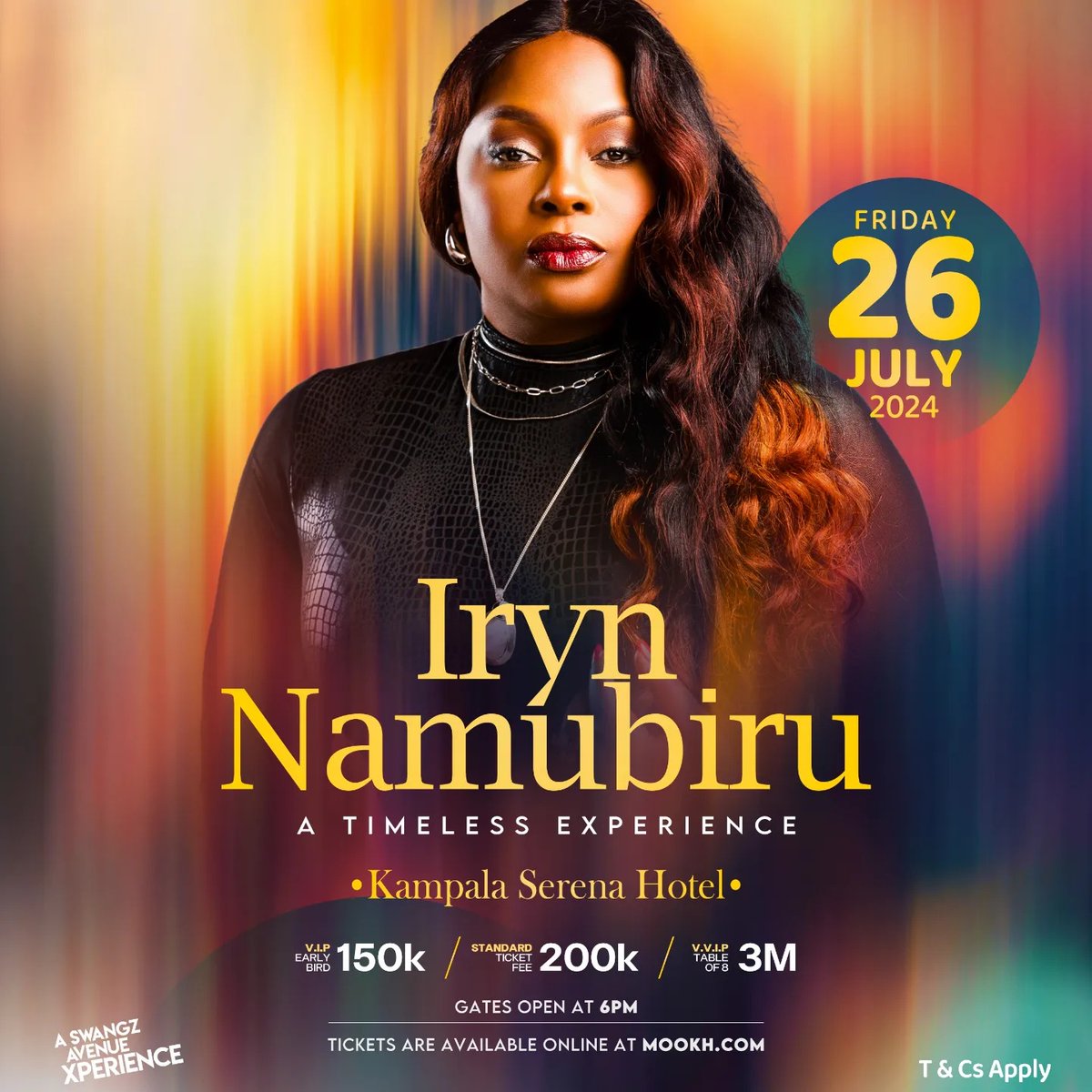 Come 26th July @irynnamubiru will rock you at  @kampalaserena