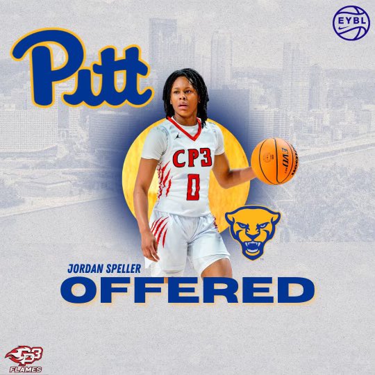 Blessed to receive a scholarship offer from @Pitt_WBB!! Great speaking with you Coach @JohnMarcum5! Looking forward to more conversations and bonding!! #Blessed @CP3Flames @sashadione2024 @Outworkperform #EYBL