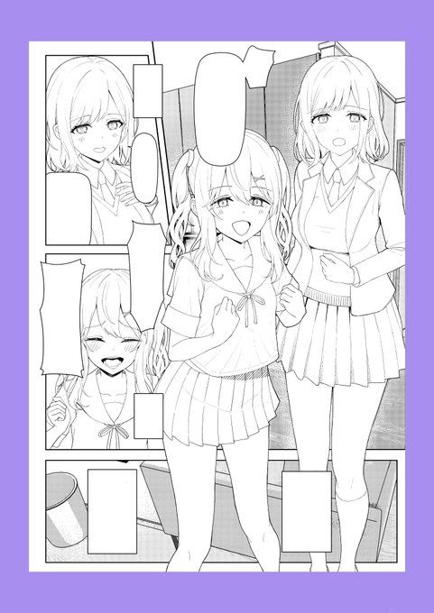 夏コミの原稿も描いてるよ 